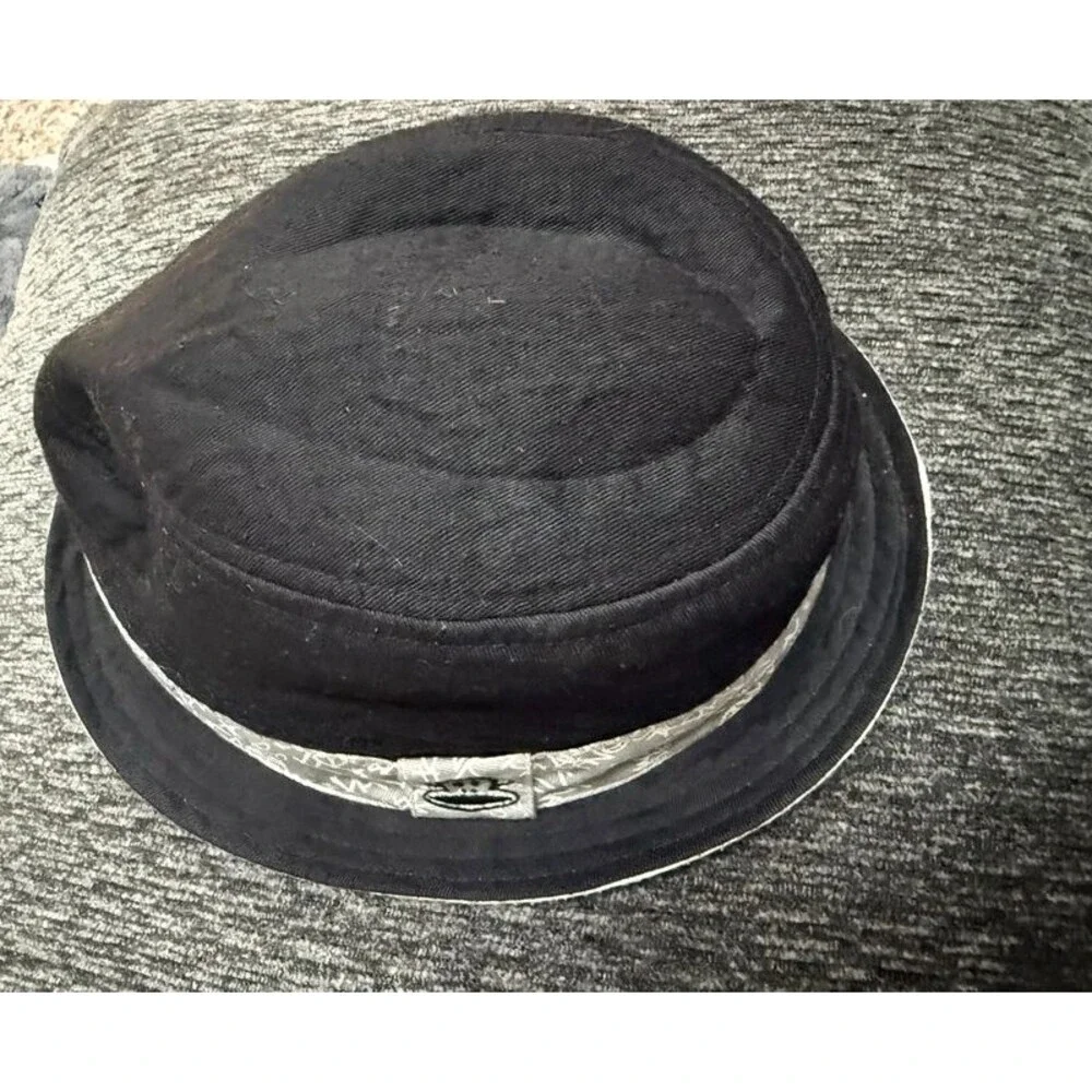 Vintage Boys Paul Frank for Target Black Fedora Hat Y2K Julius Monkey